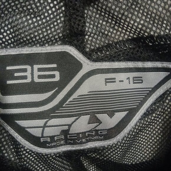 Fly Racing Men's F-16 Moto Racing Pants Size 36 Black/White - Picture 5 of 7